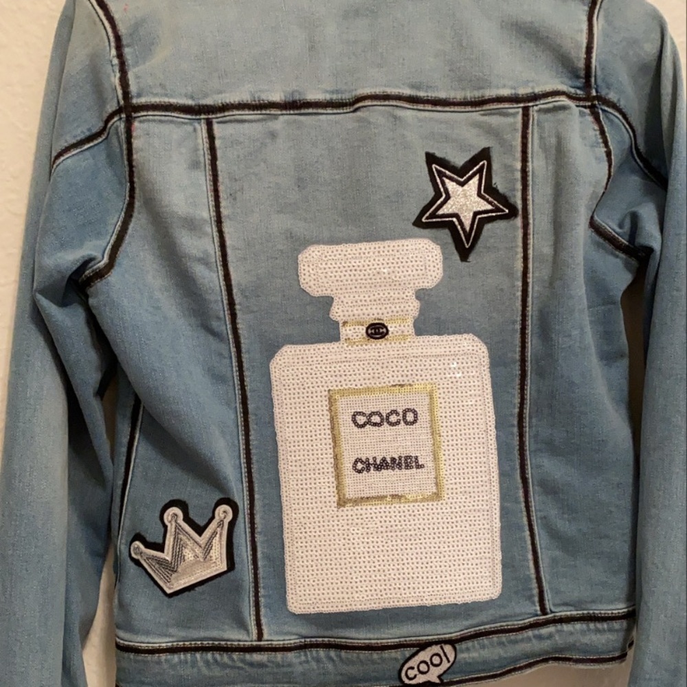 Custom made jean jacket